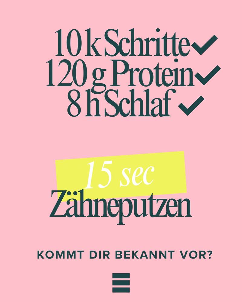 Alle reden über Longevity - über Schlaf. Bewegung. Protein. Recovery.
