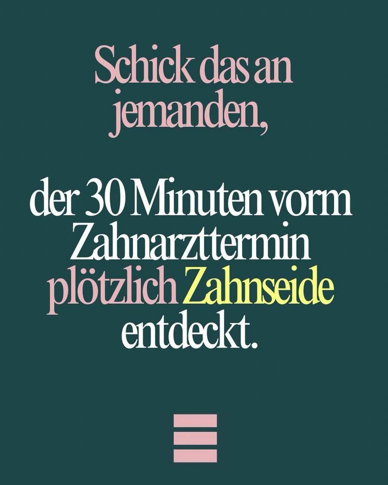 Als würden wir’s nicht merken.